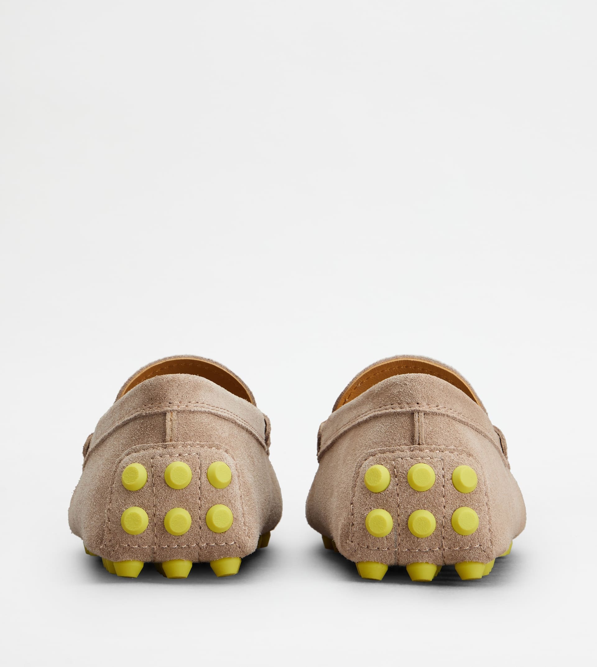 TOD'S GOMMINO BUBBLE IN SUEDE - YELLOW, PINK - 3