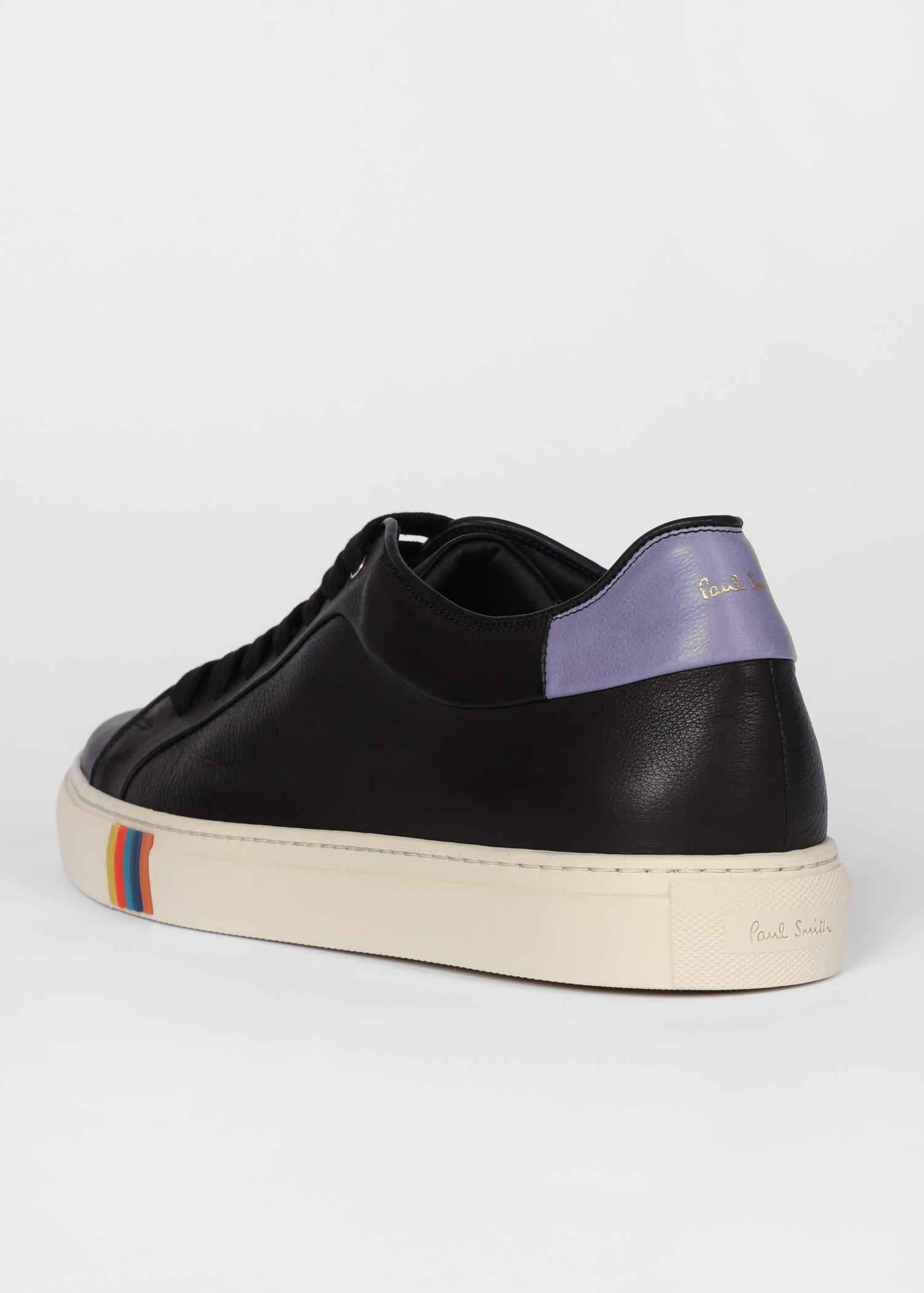 'Basso' Trainers With Purple Trim - 4