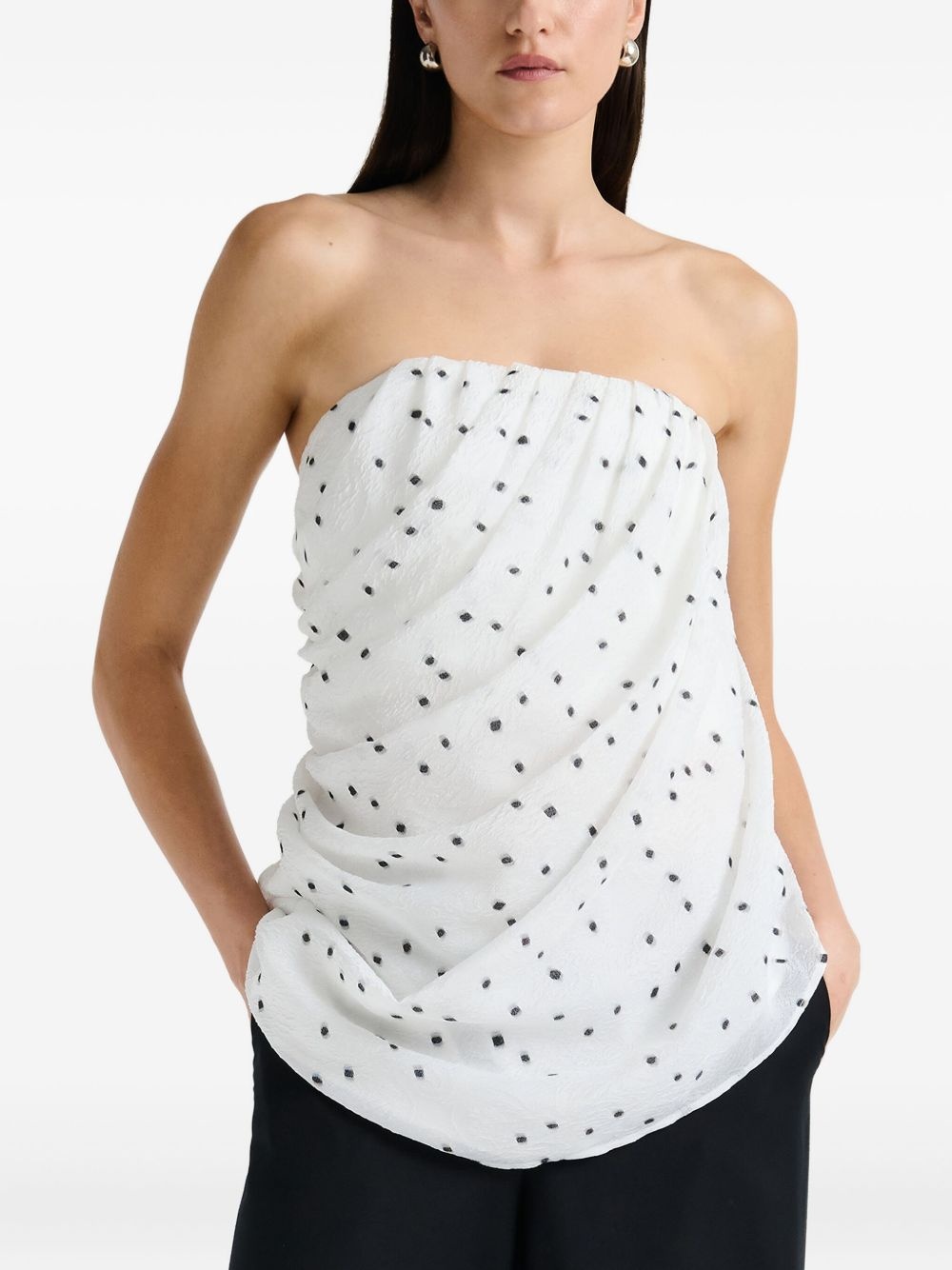 polka-dot top - 1