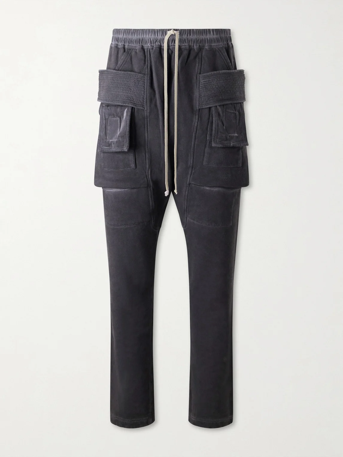 Creatch Straight-Leg Cotton-Blend Jersey Cargo Sweatpants - 1
