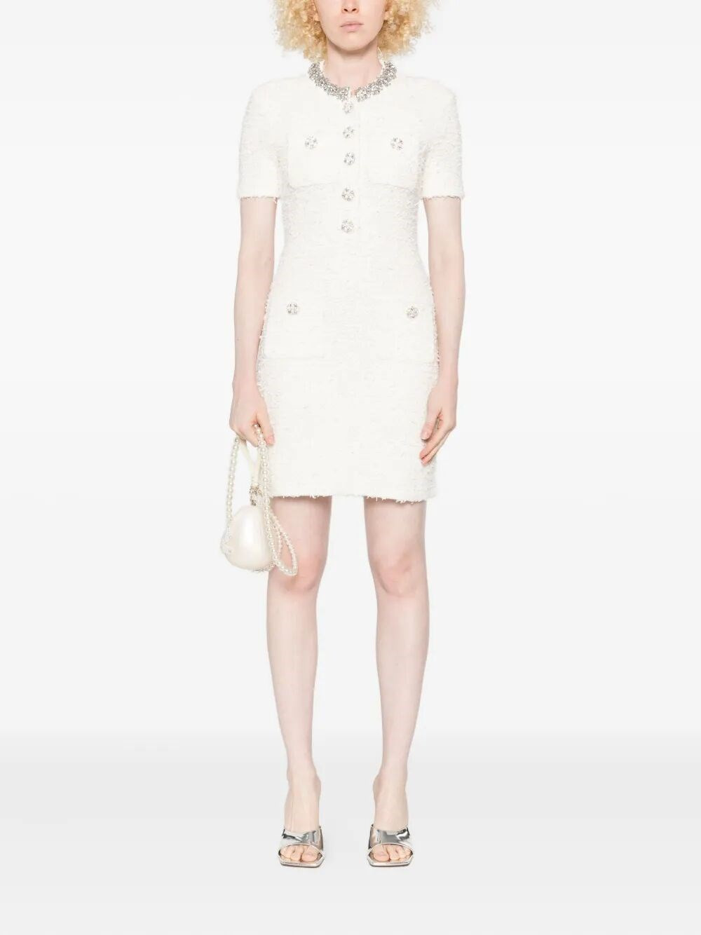 Textured Knit Mini Dress - 2