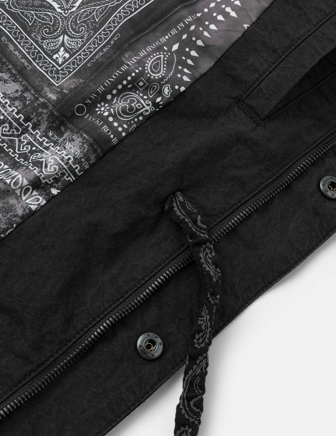 EVISUKURO Embroidery and Bio-washed Relax Fit Jacket - 19