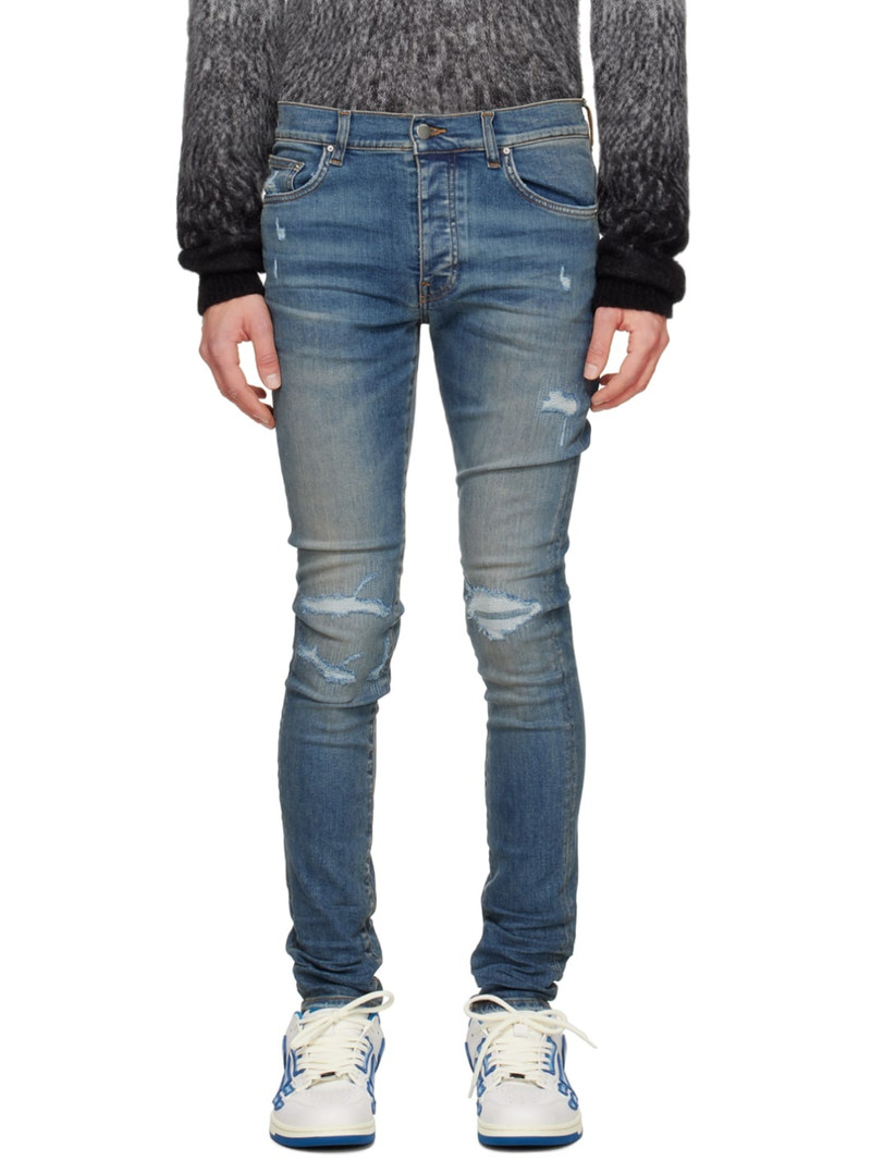 Blue MX1 Distressed Jeans 1