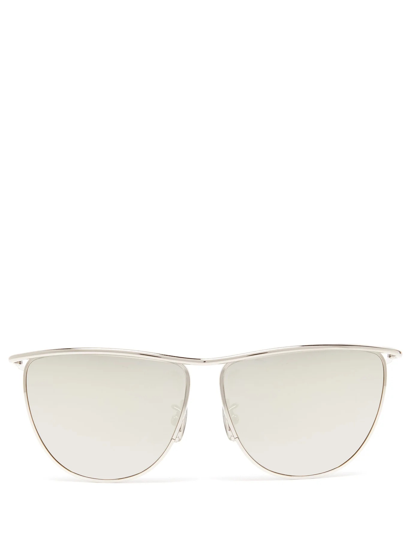 Cat-eye metal sunglasses - 1