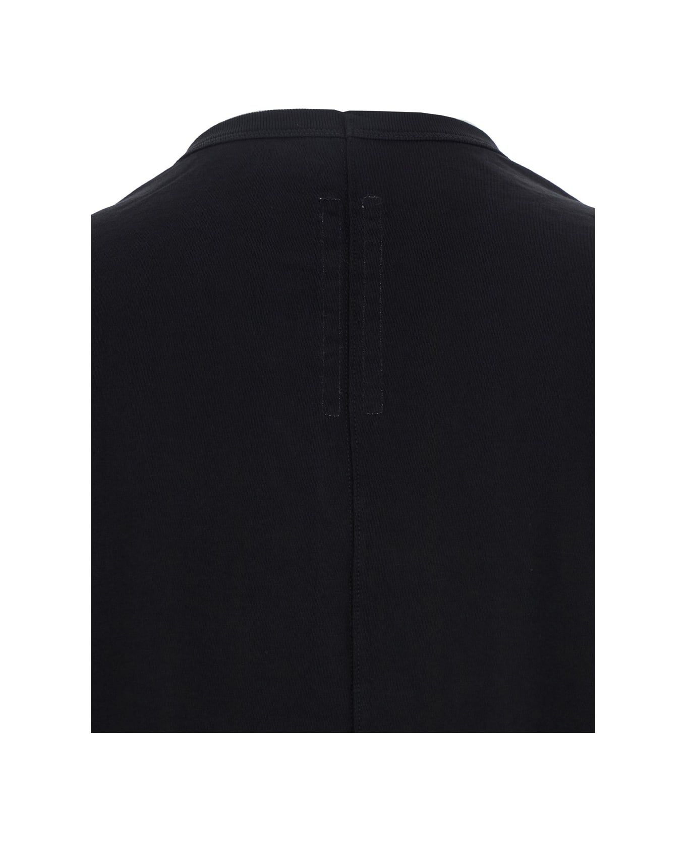 'brad' Black Crewneck T-shirt With Rear Stitching In Cotton Man - 3