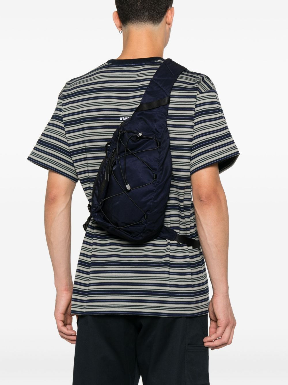 drawstring-fastening crossbody backpack - 2