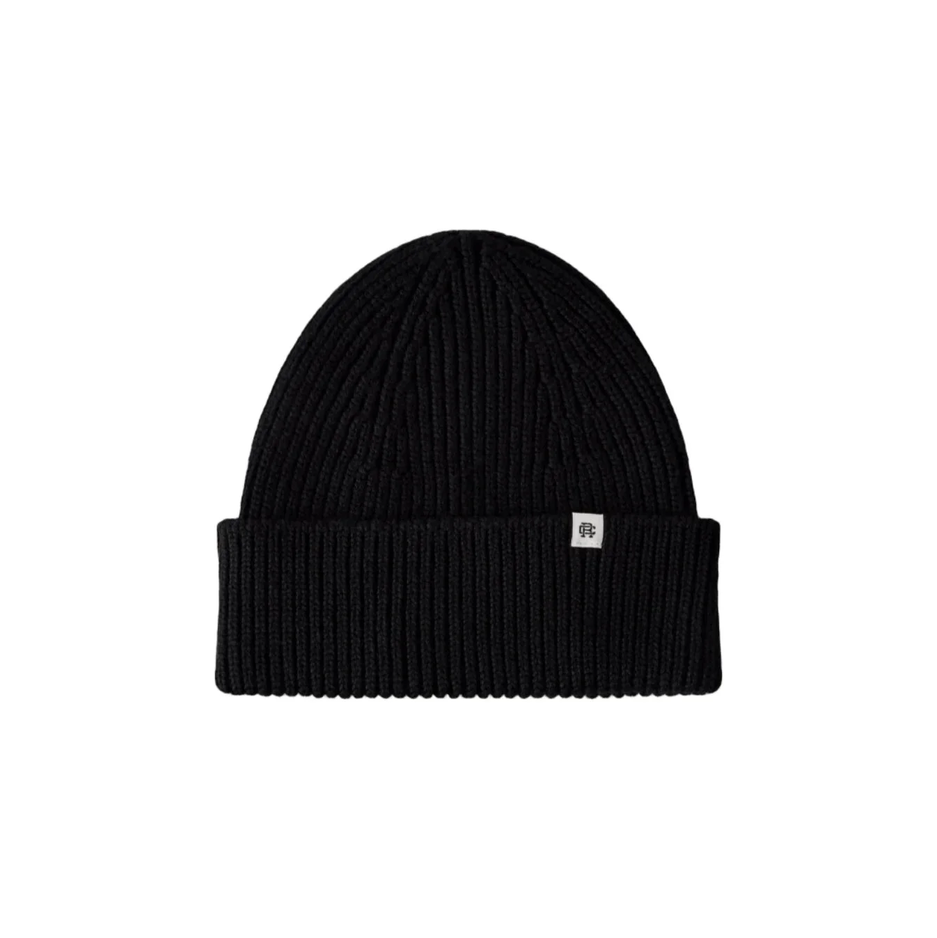 Merino Wool Watch Cap Beanie Black - 1