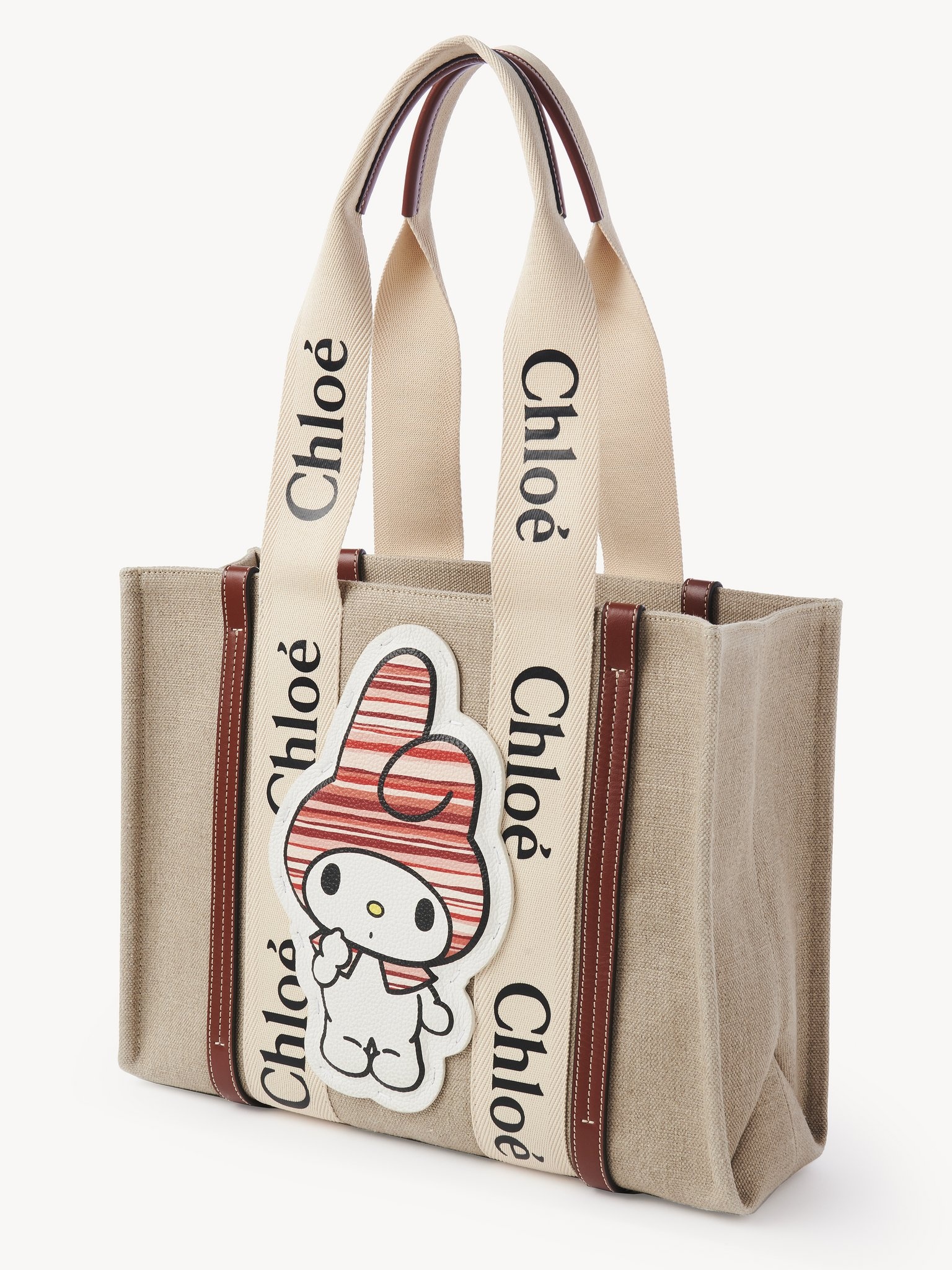 MY MELODY FOR CHLOÉ MEDIUM WOODY TOTE BAG - 4