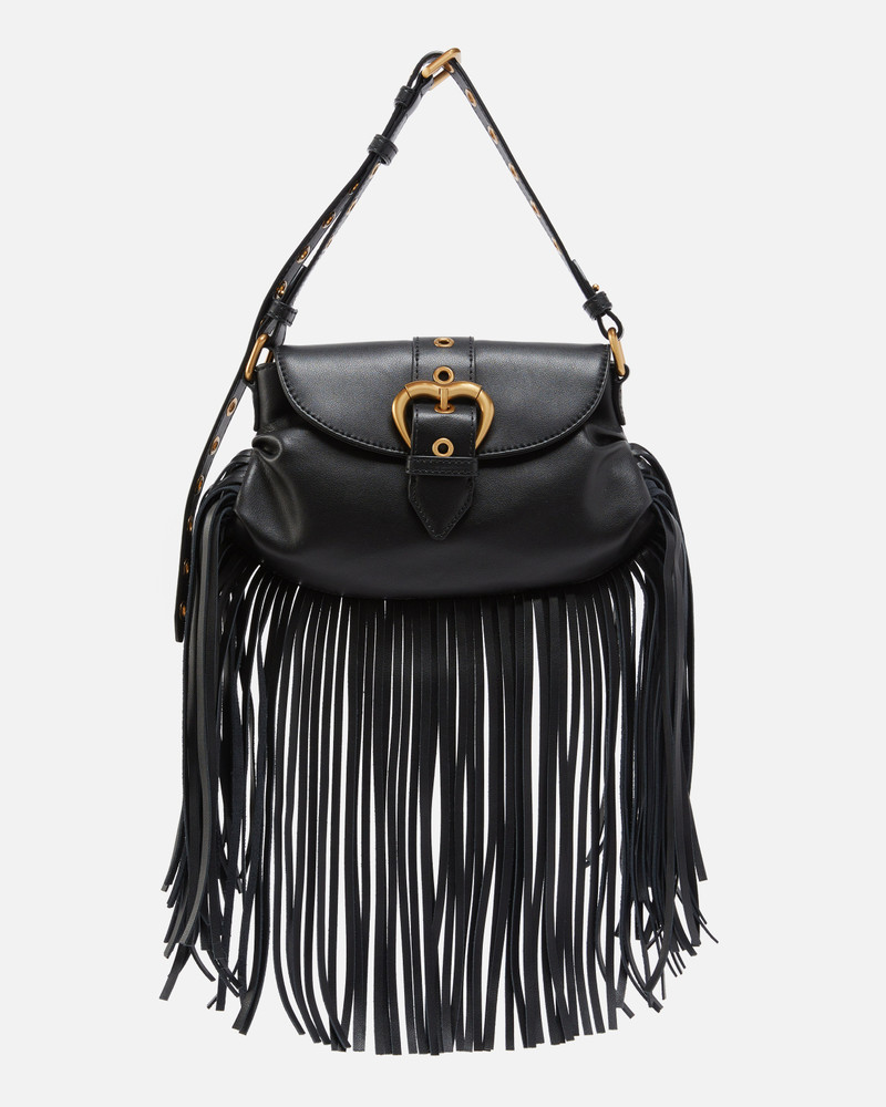 JOLENE MINI SHOULDER BAG WITH LONG FRINGING 1