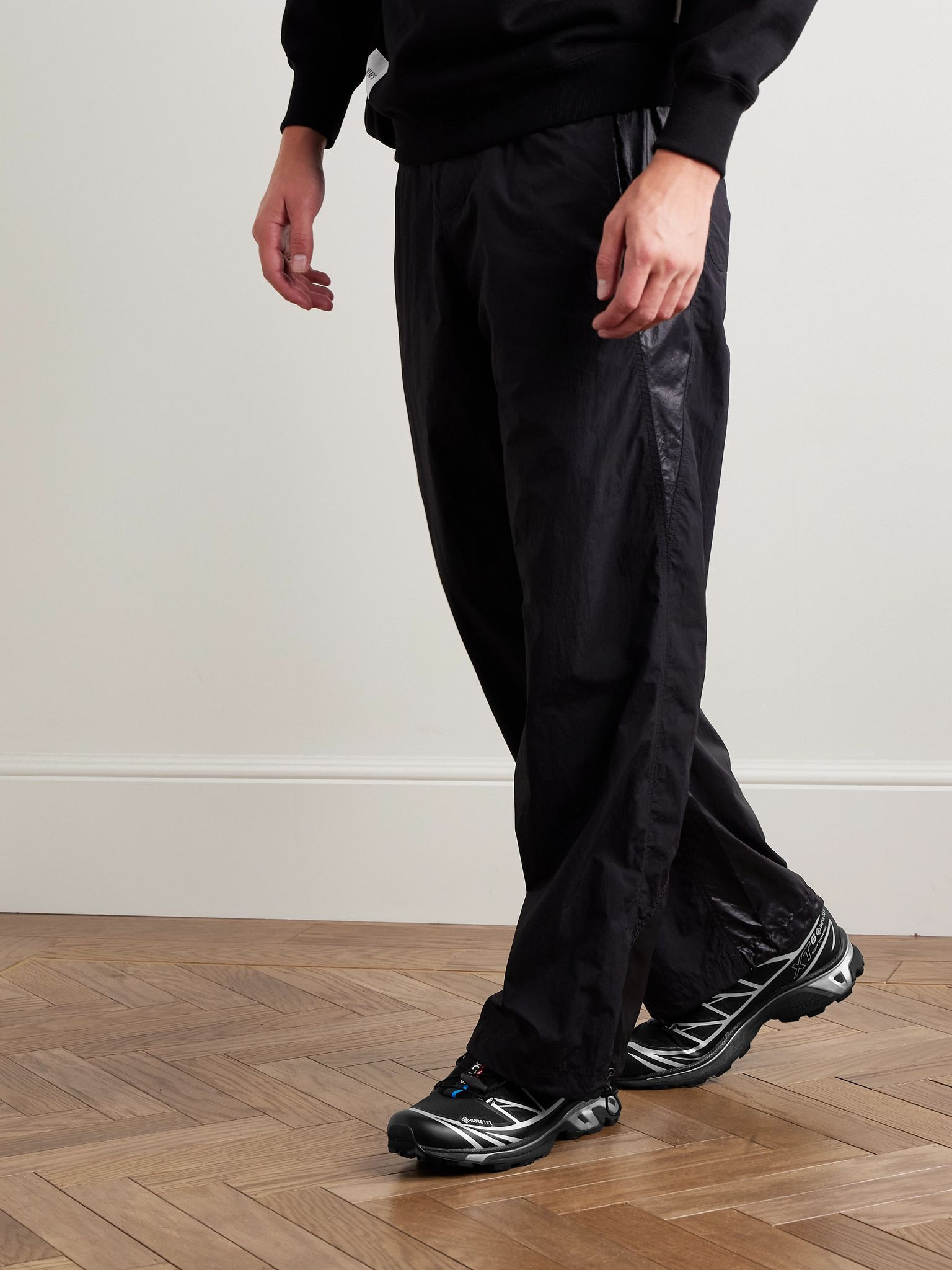 XT-6 Rubber-Trimmed GORE-TEX Mesh Sneakers Black - 2