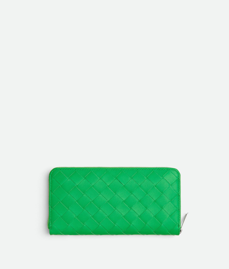 Intrecciato Zip Around Wallet 4