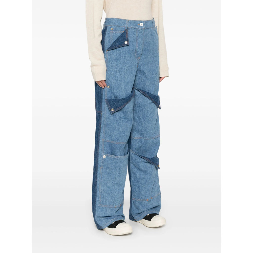 Kenzo Blue Denim - Straight-Leg Jeans Women - 3