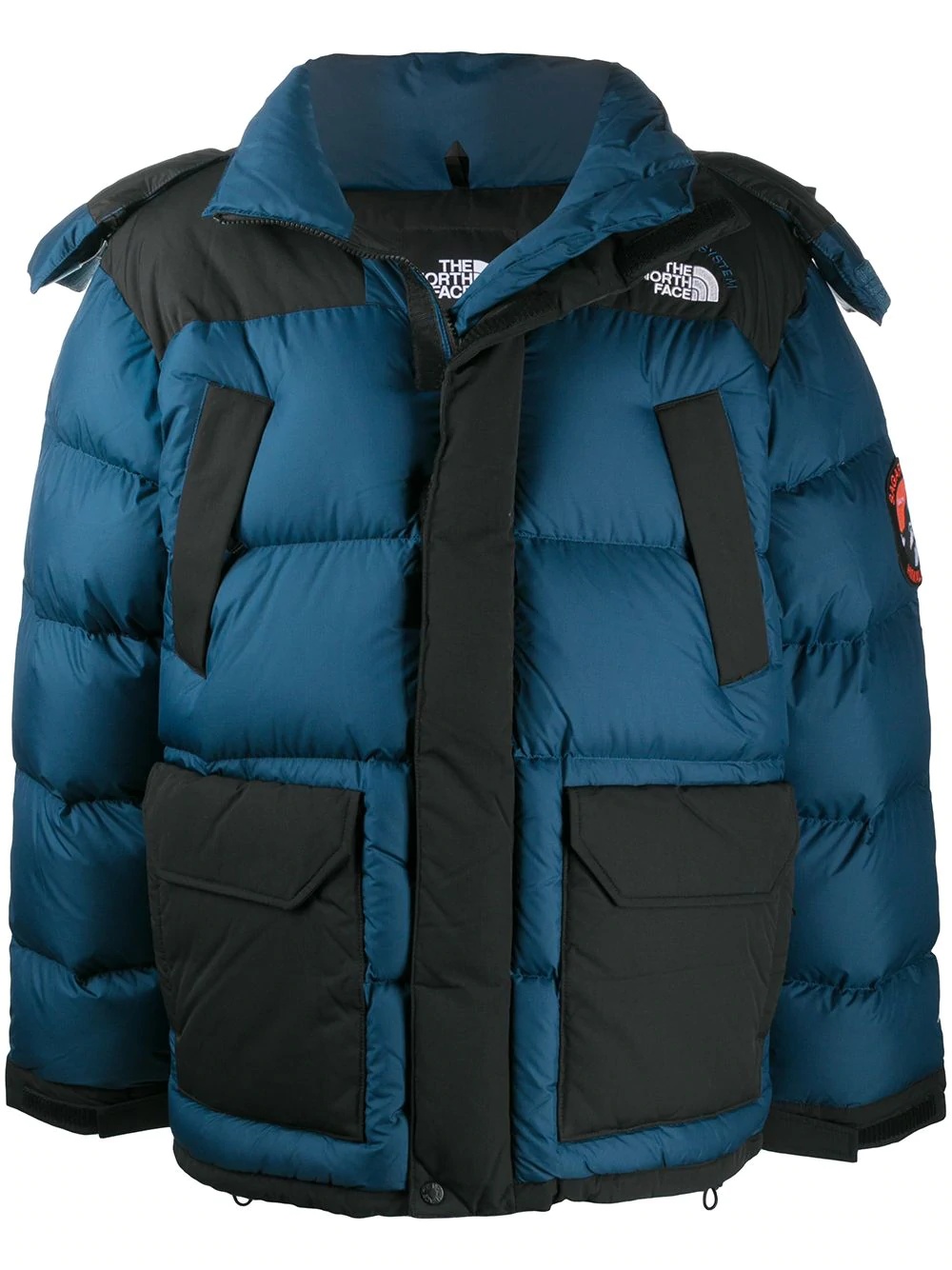 two-tone padded jacket - 1