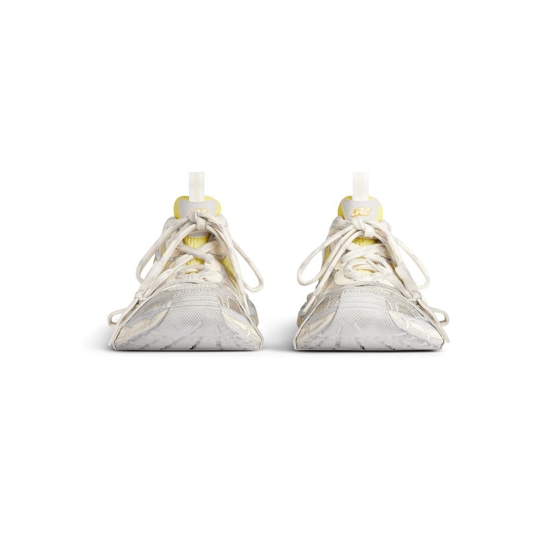 Men's 3xl Gradient Sneaker  in Yellow/off White/grey - 3