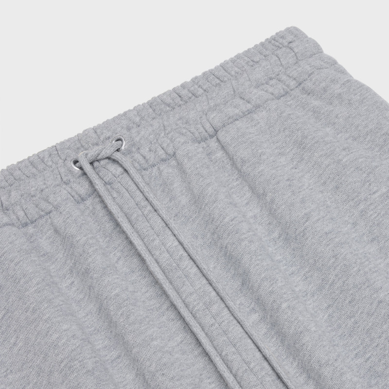 CELINE COTTON FLEECE JOGGERS WITH EMBROIDERY 3