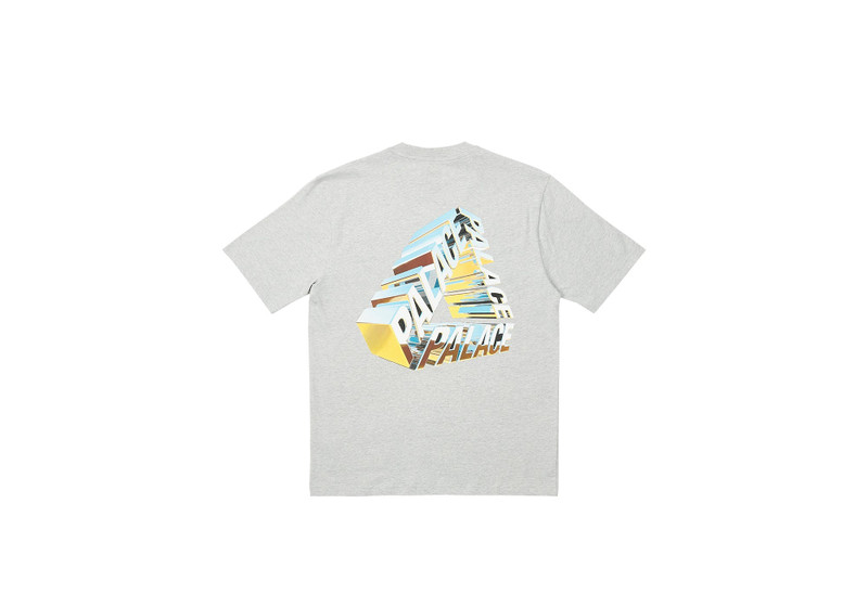TRI-CHROME T-SHIRT GREY MARL - 1