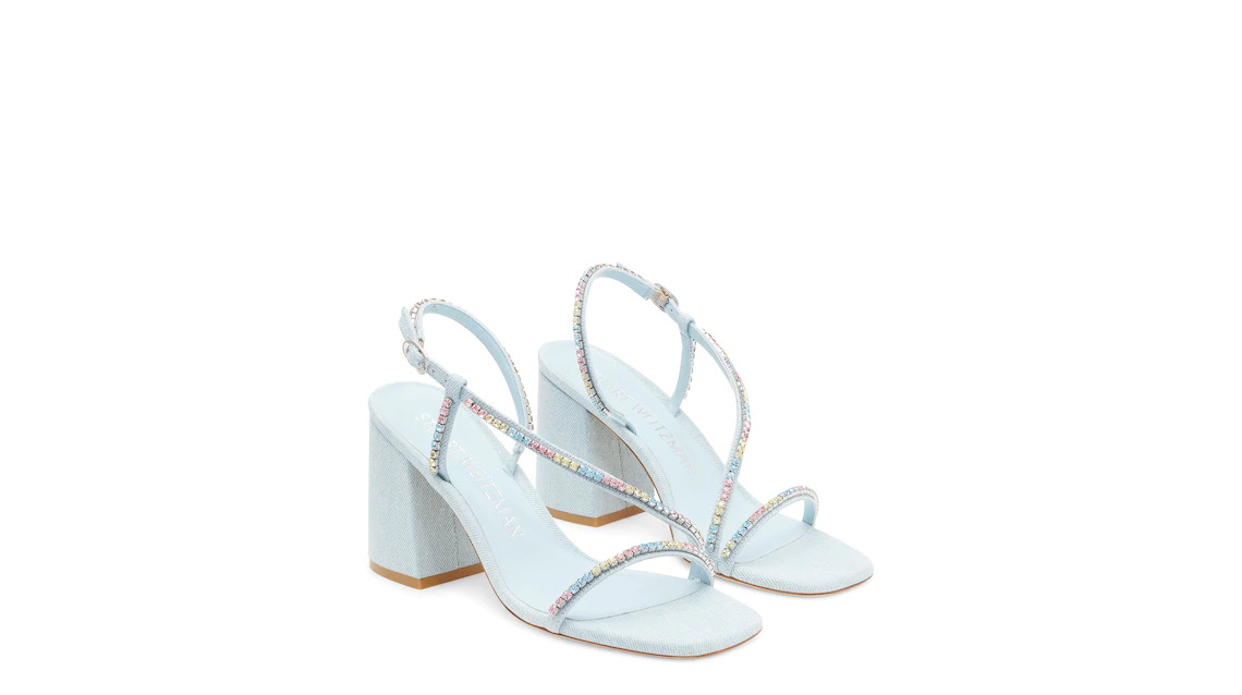 Soiree Crystal 85 Block Sandal - 2