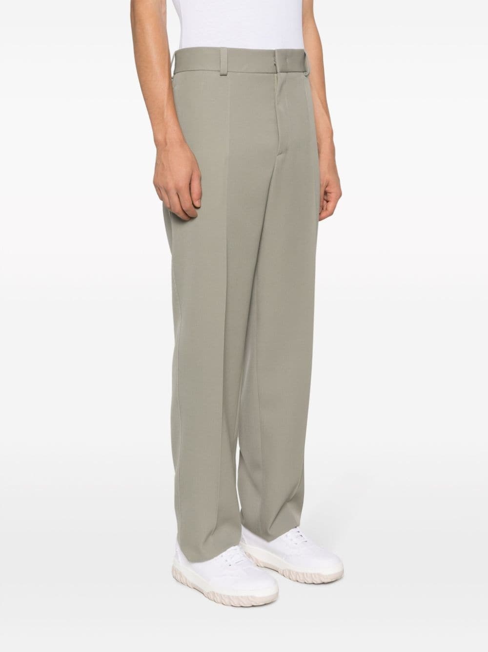 straight-leg tailored trousers - 3