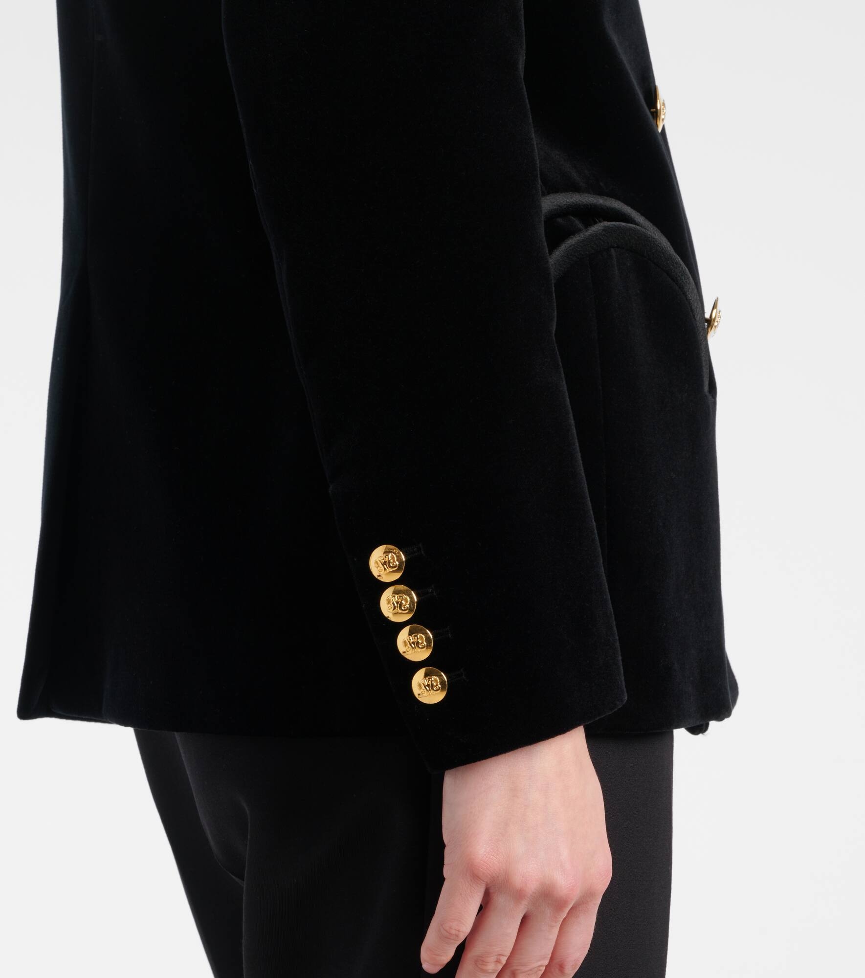 Jealousy Sunset velvet blazer - 5