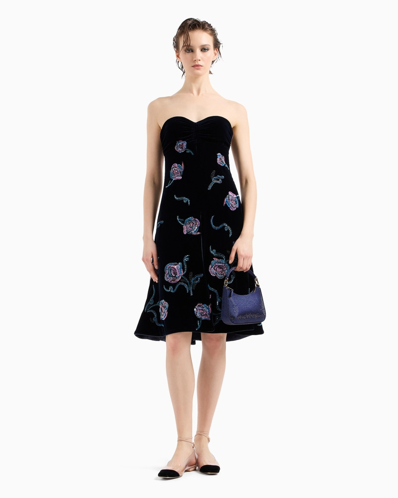 SATIN AND RHINESTONE LA PRIMA MINI HANDBAG 6