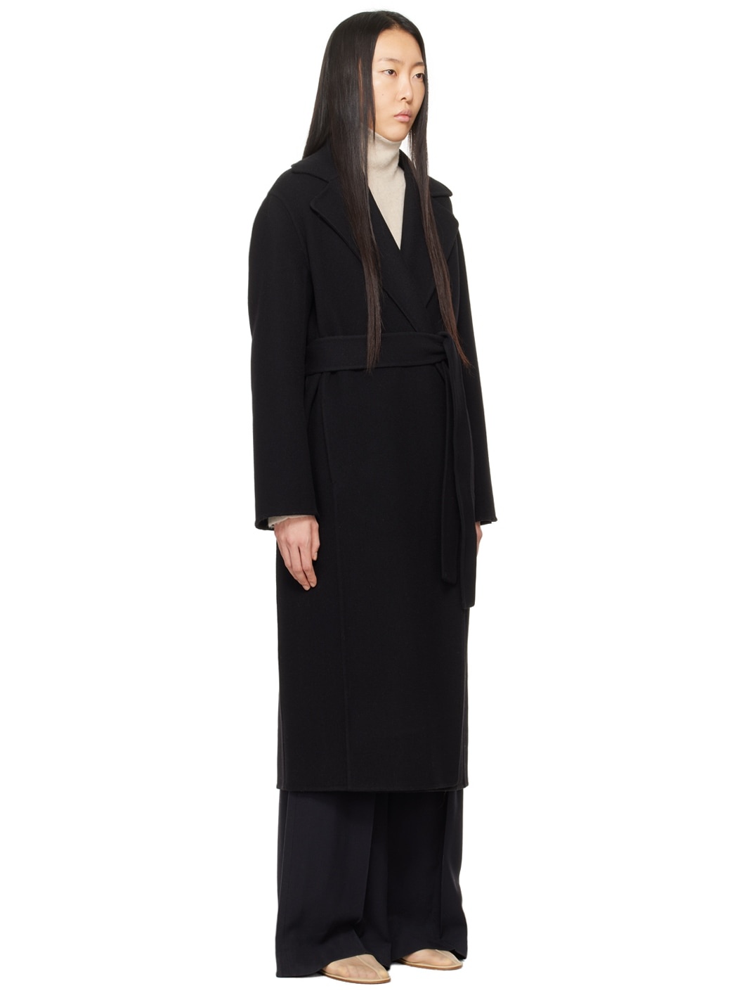 Black Malika Coat - 2