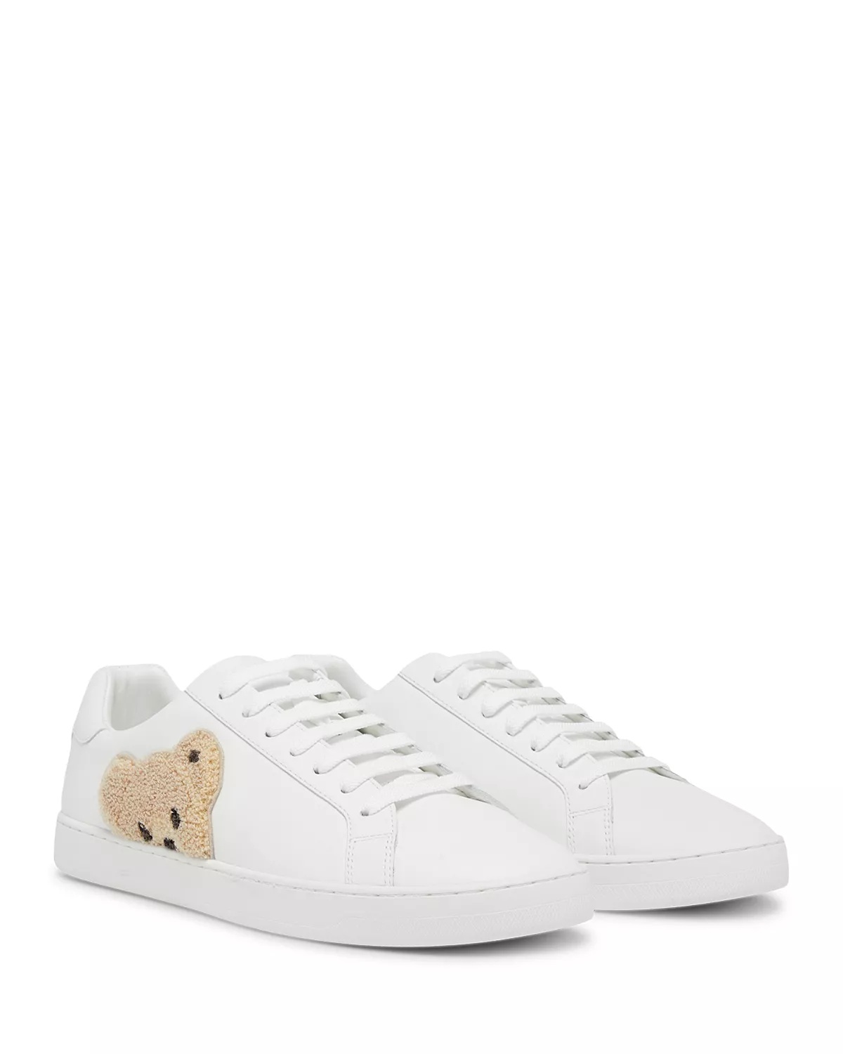 Men's New Teddy Bear Lace Up Tennis Sneakers - 2