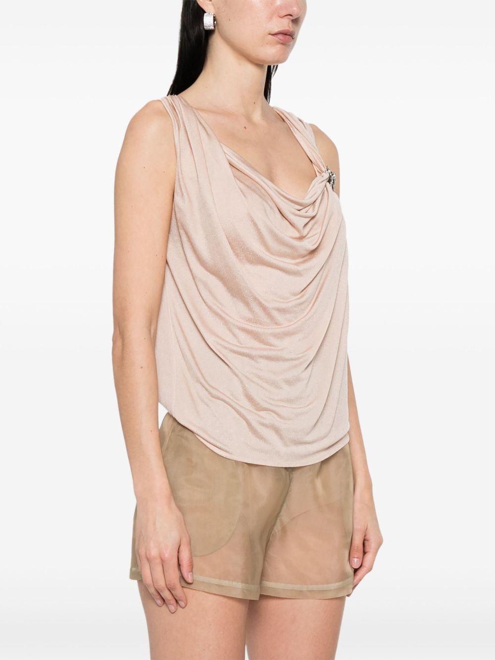 crepe tank top - 3