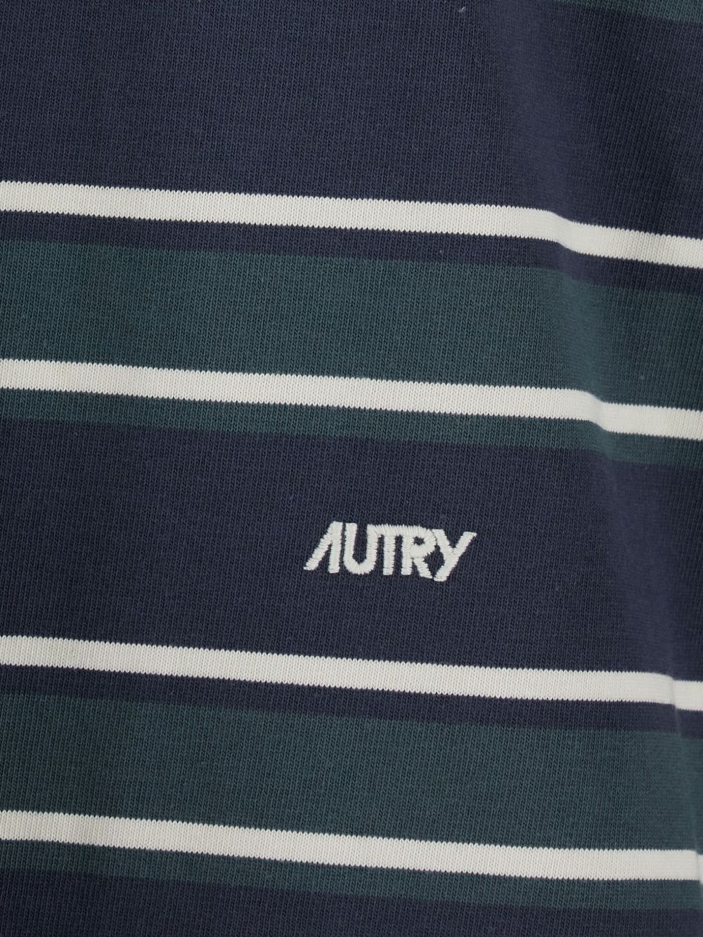 striped long-sleeve polo shirt - 3