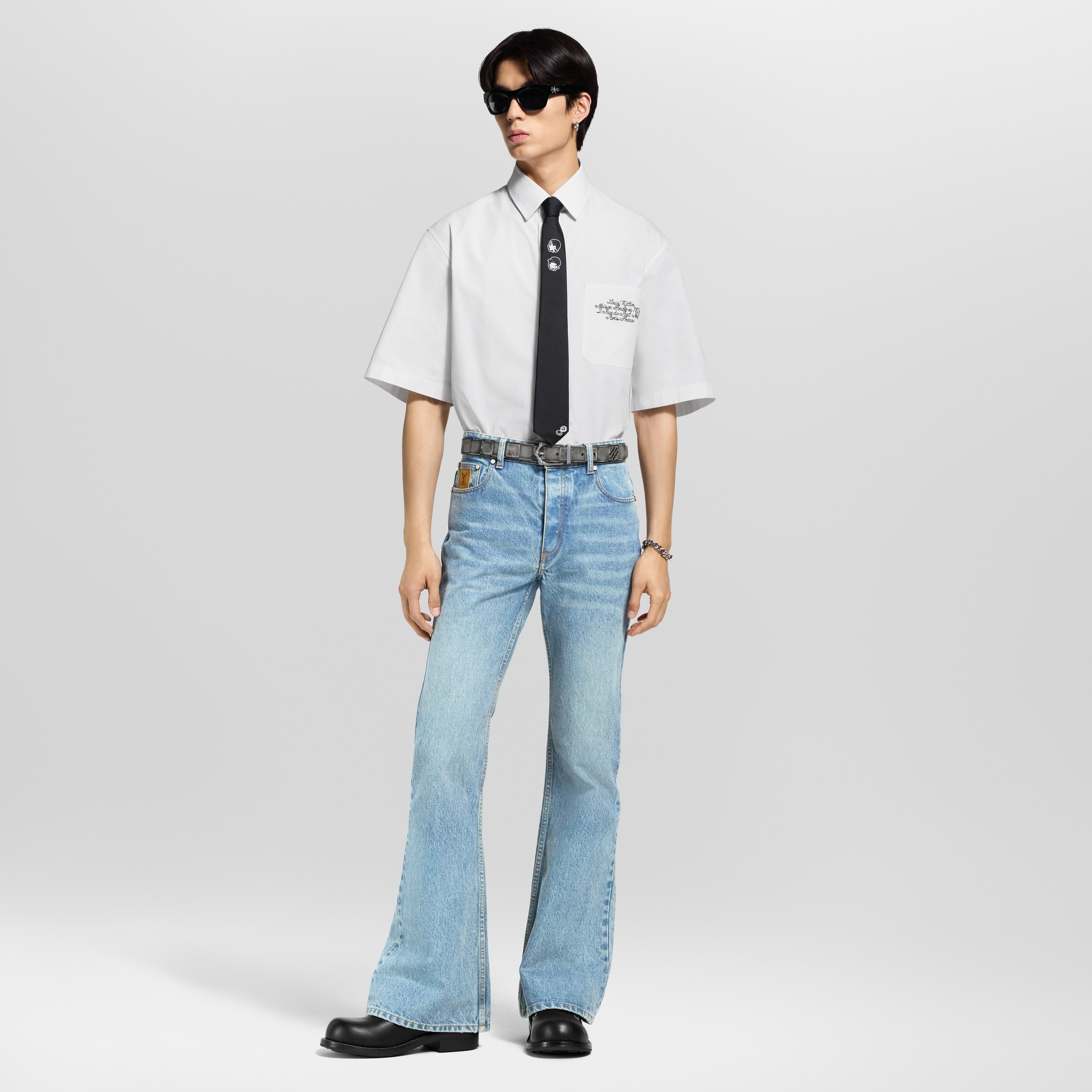 Embellished Short-Sleeved Shirt - 3