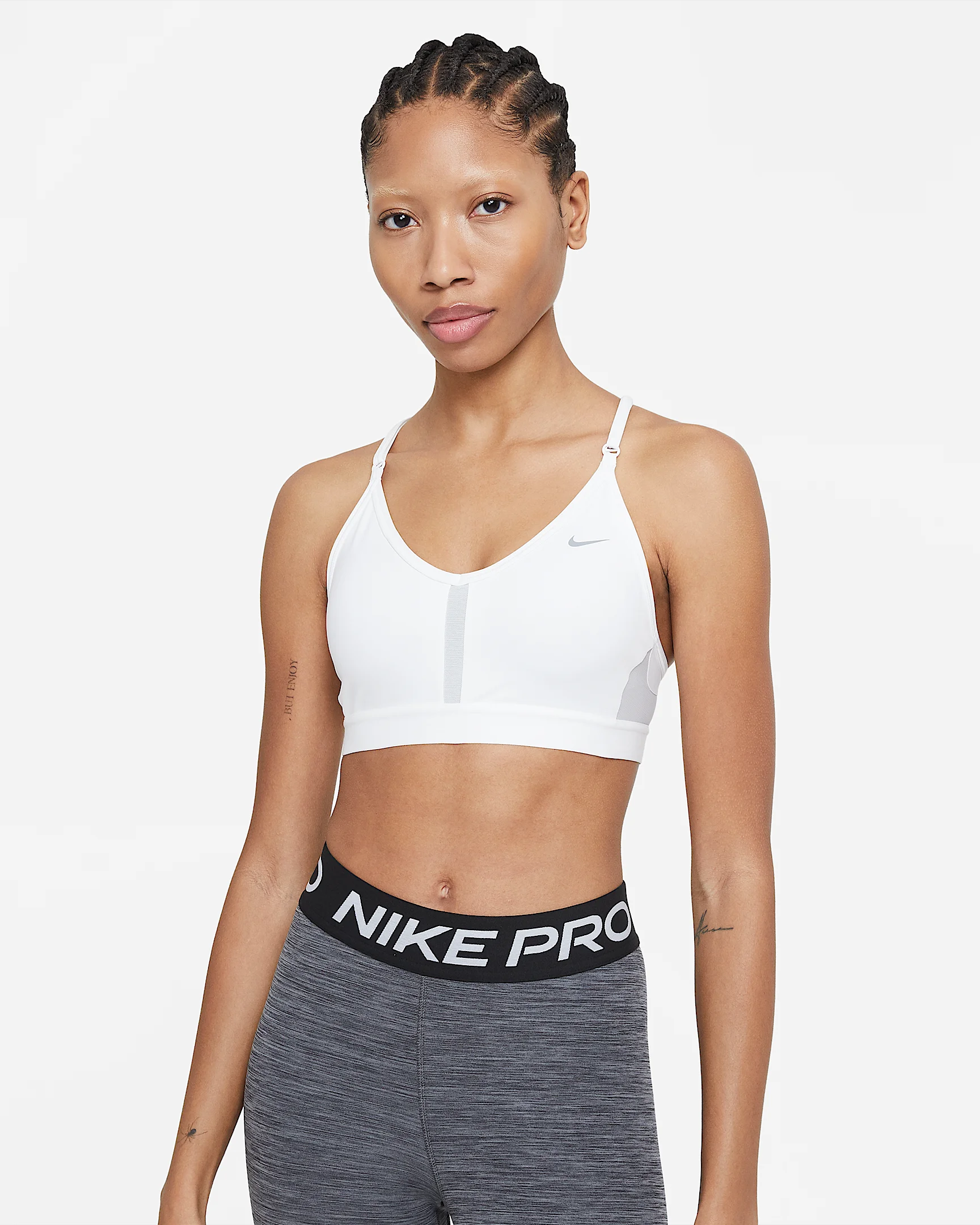 Nike Indy Women's Light-Support Padded V-Neck Sports Bra - 1