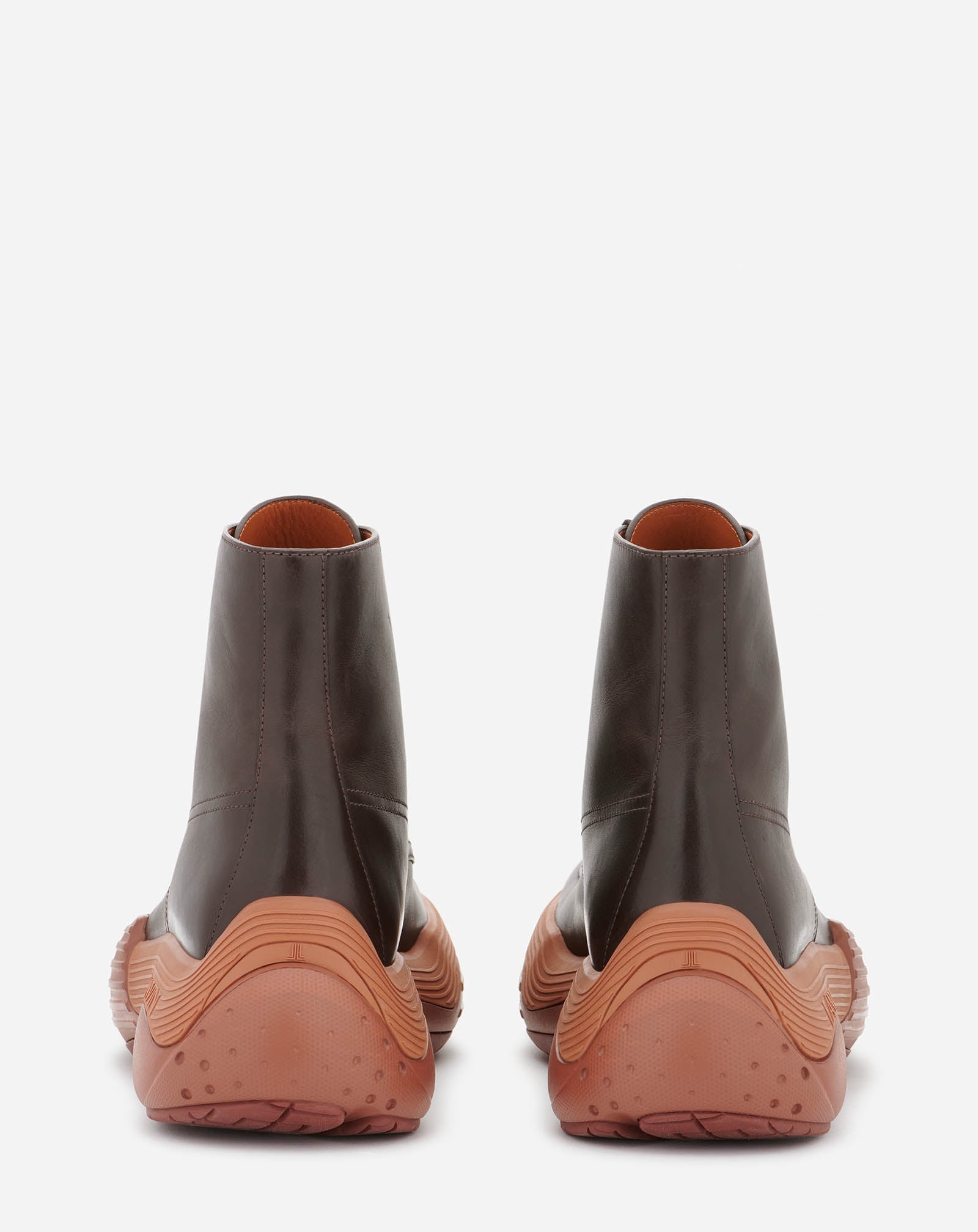 FLASH-X BOLD LEATHER LACE-UP BOOTS - 5