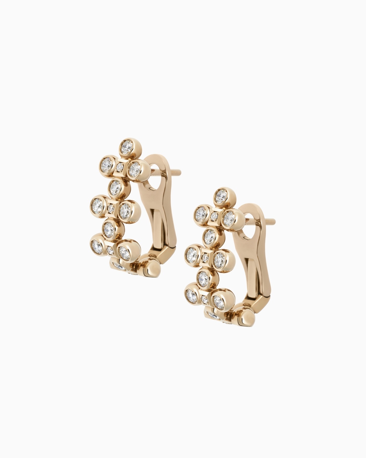 GIOIA EARRINGS IN 18K GOLD AND DIAMONDS - 1