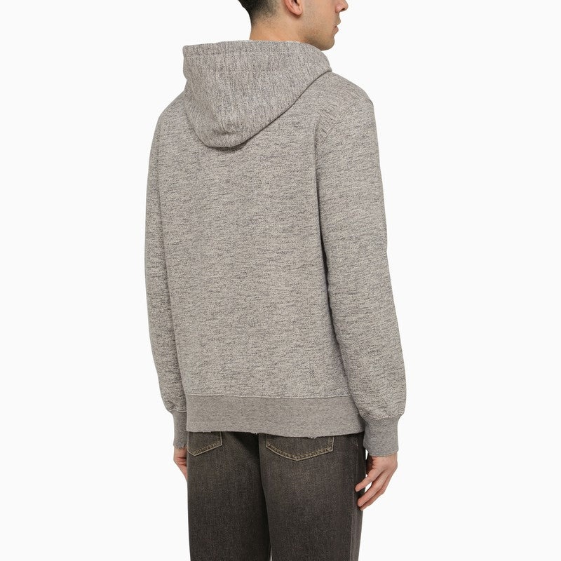 Golden Goose Grey Cotton Hoodie Men - 3