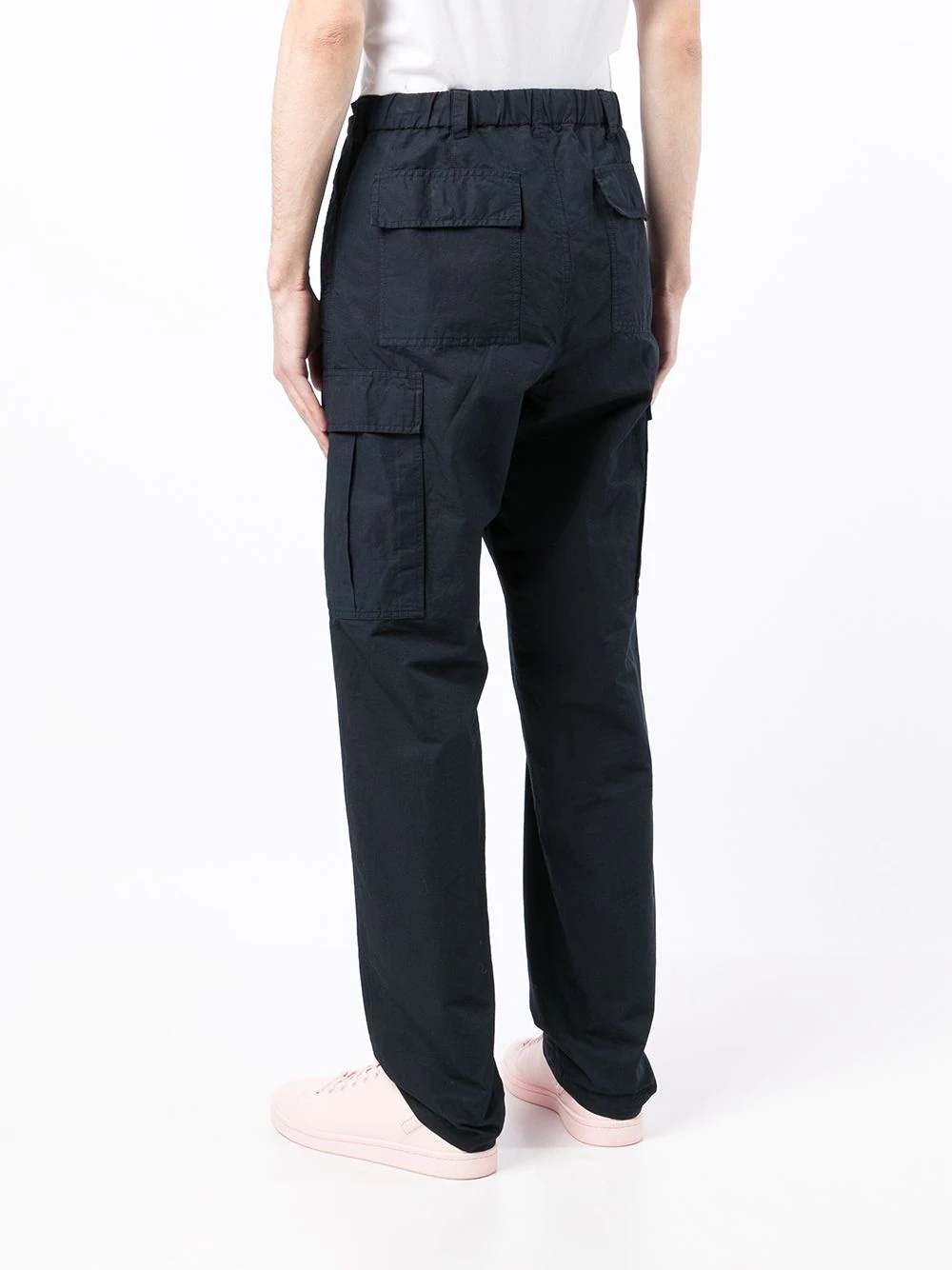 mid-rise cargo trousers - 4