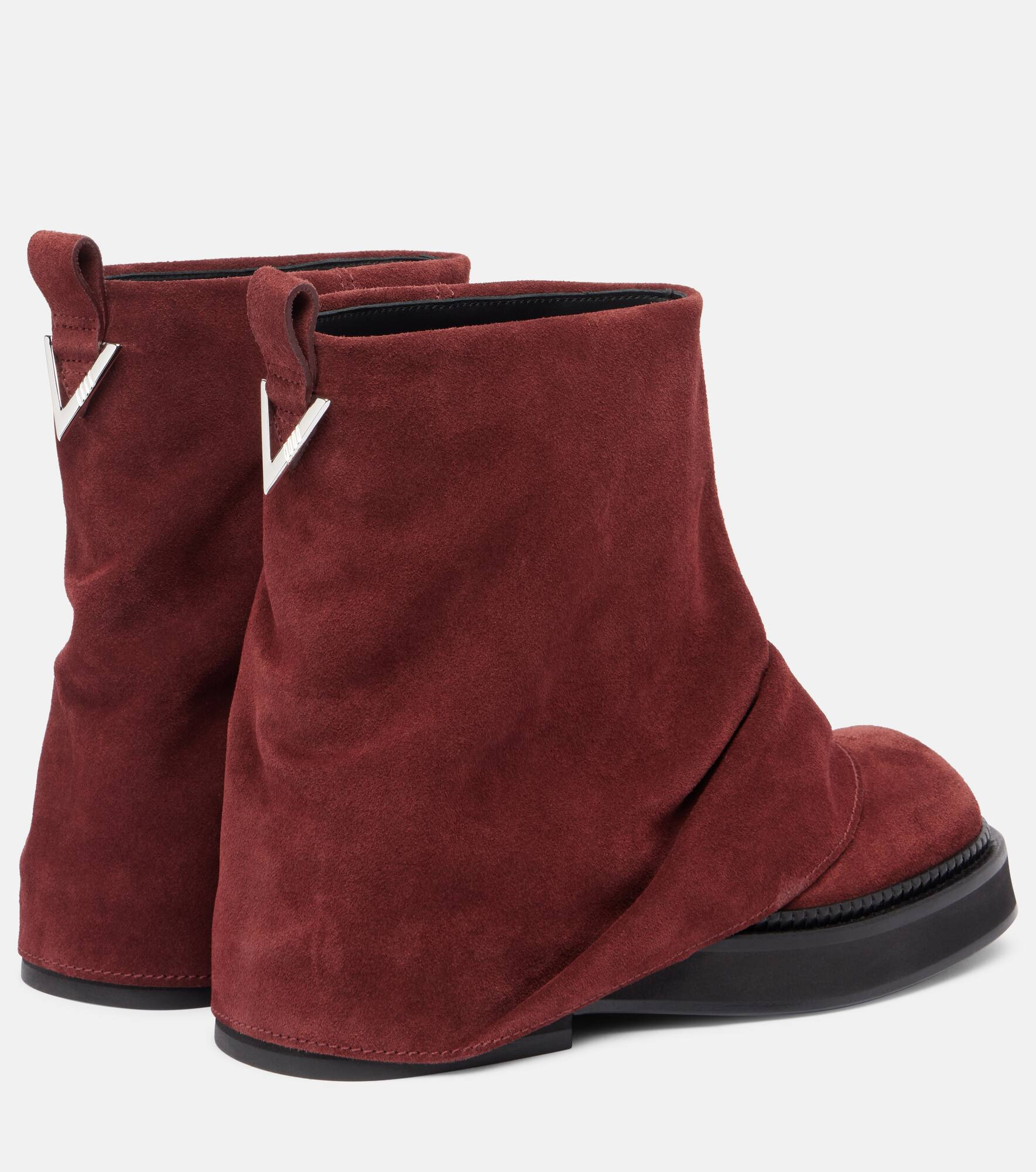Mini Robin suede combat boots - 2