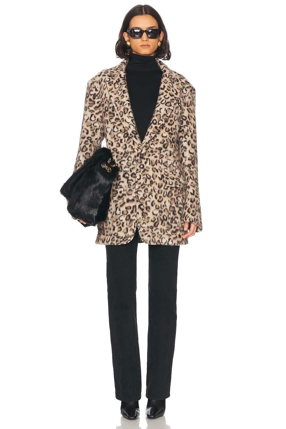 Oversized Ragged Blazer - 4