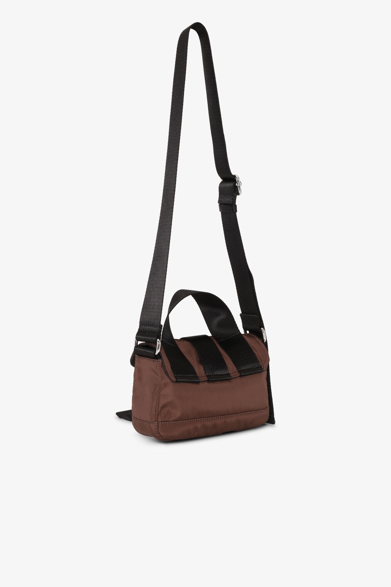 BURGUNDY TECH MINI SATCHEL BAG - 2