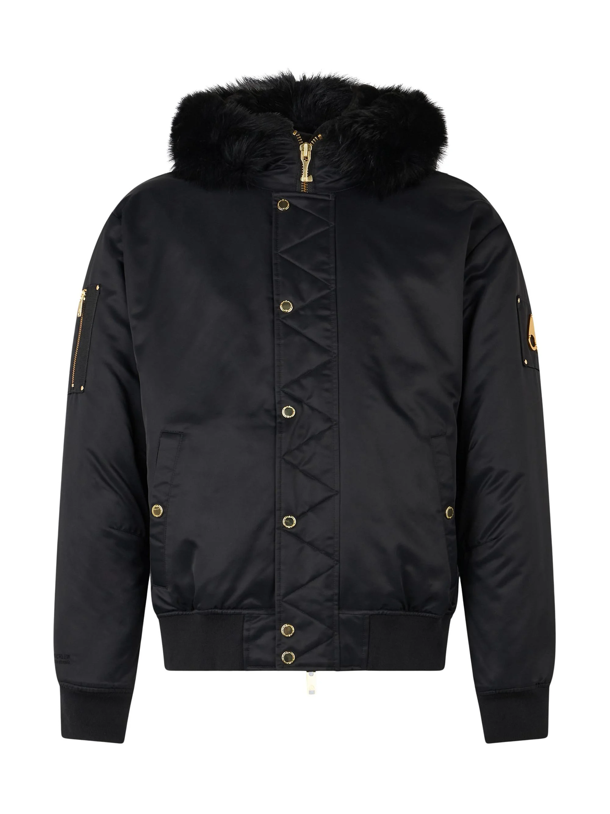 Men's Denali Gold Bomber Jacket - Black - 1