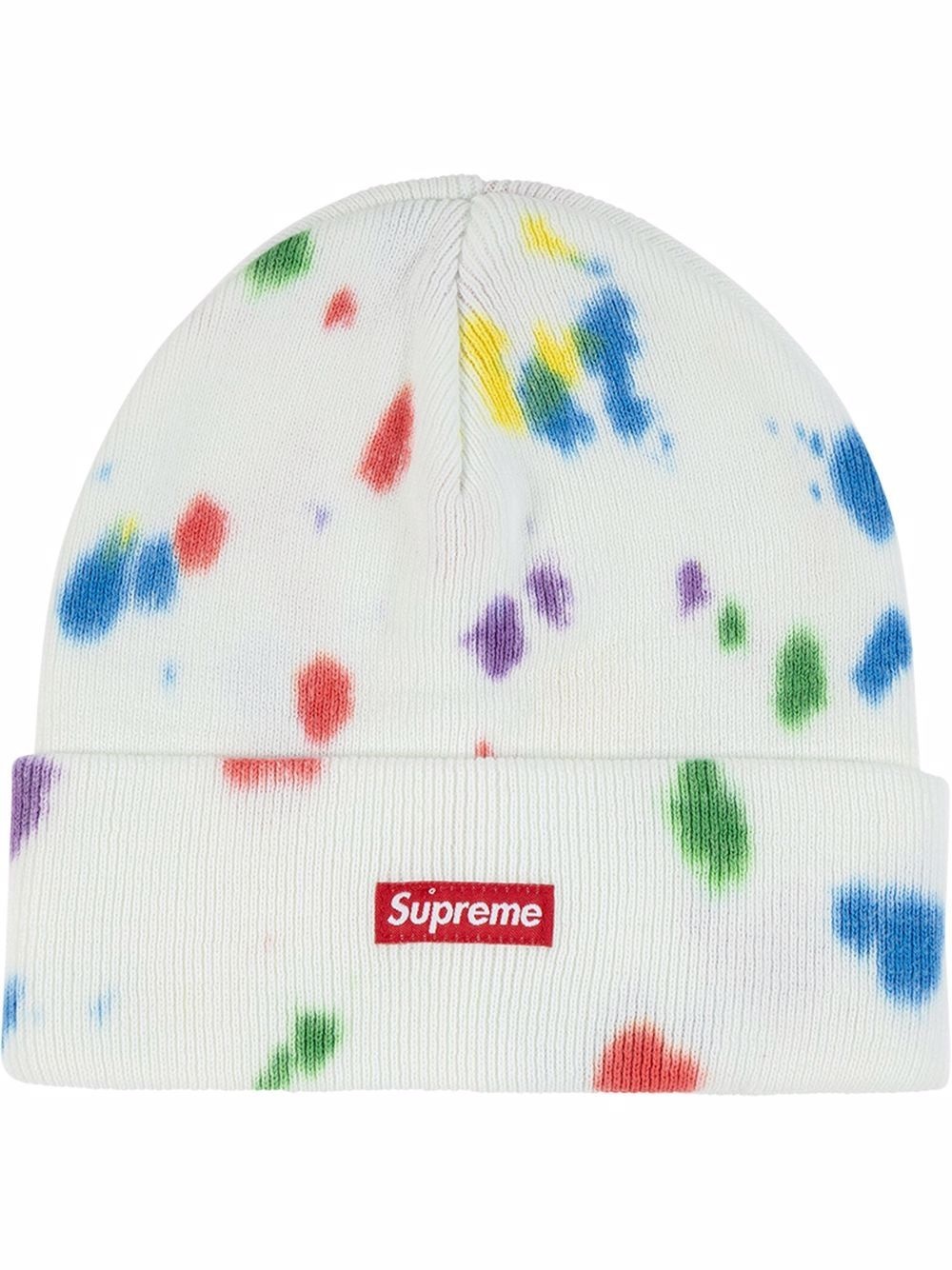 splatter dyed beanie - 1