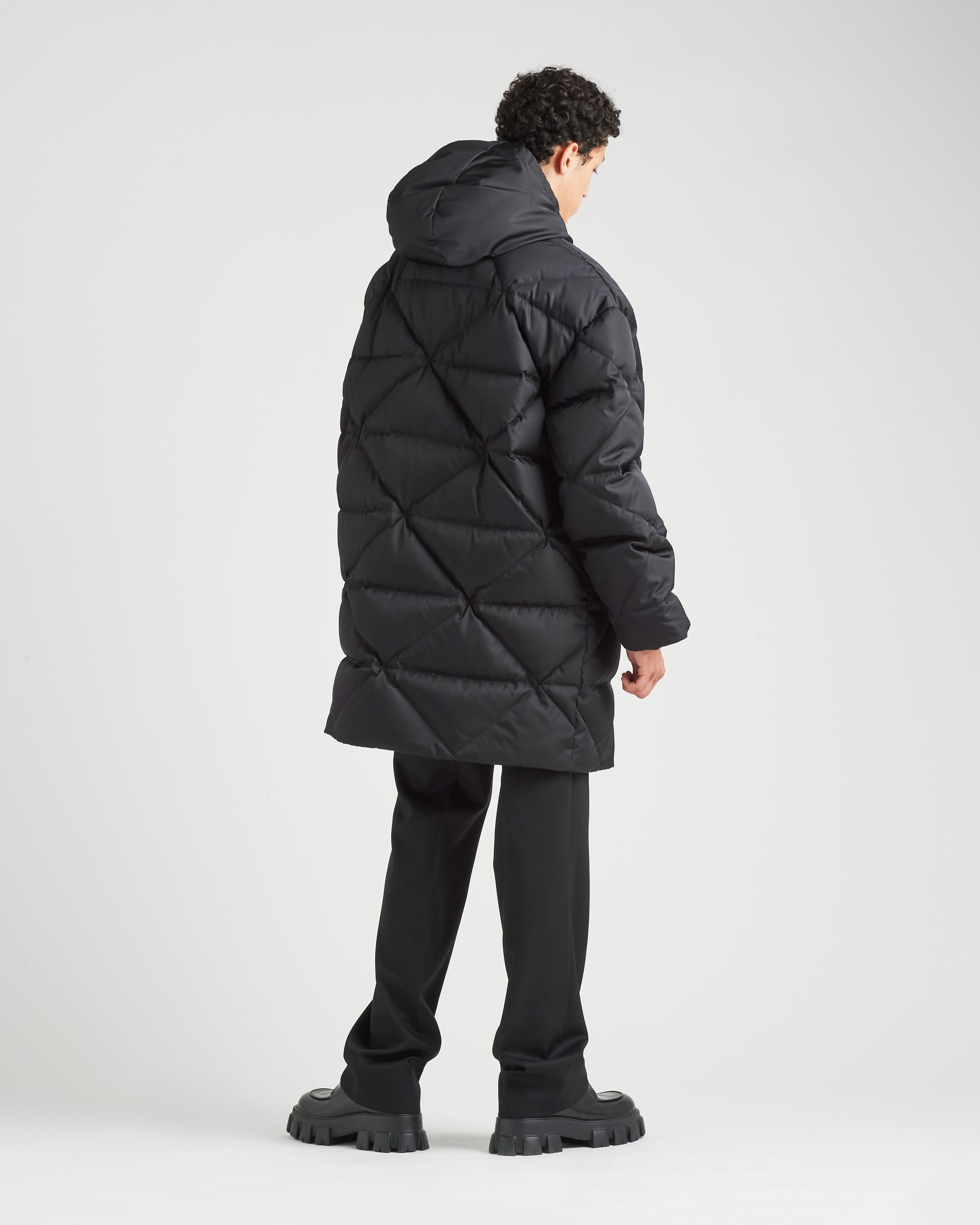 Re-Nylon down coat - 5