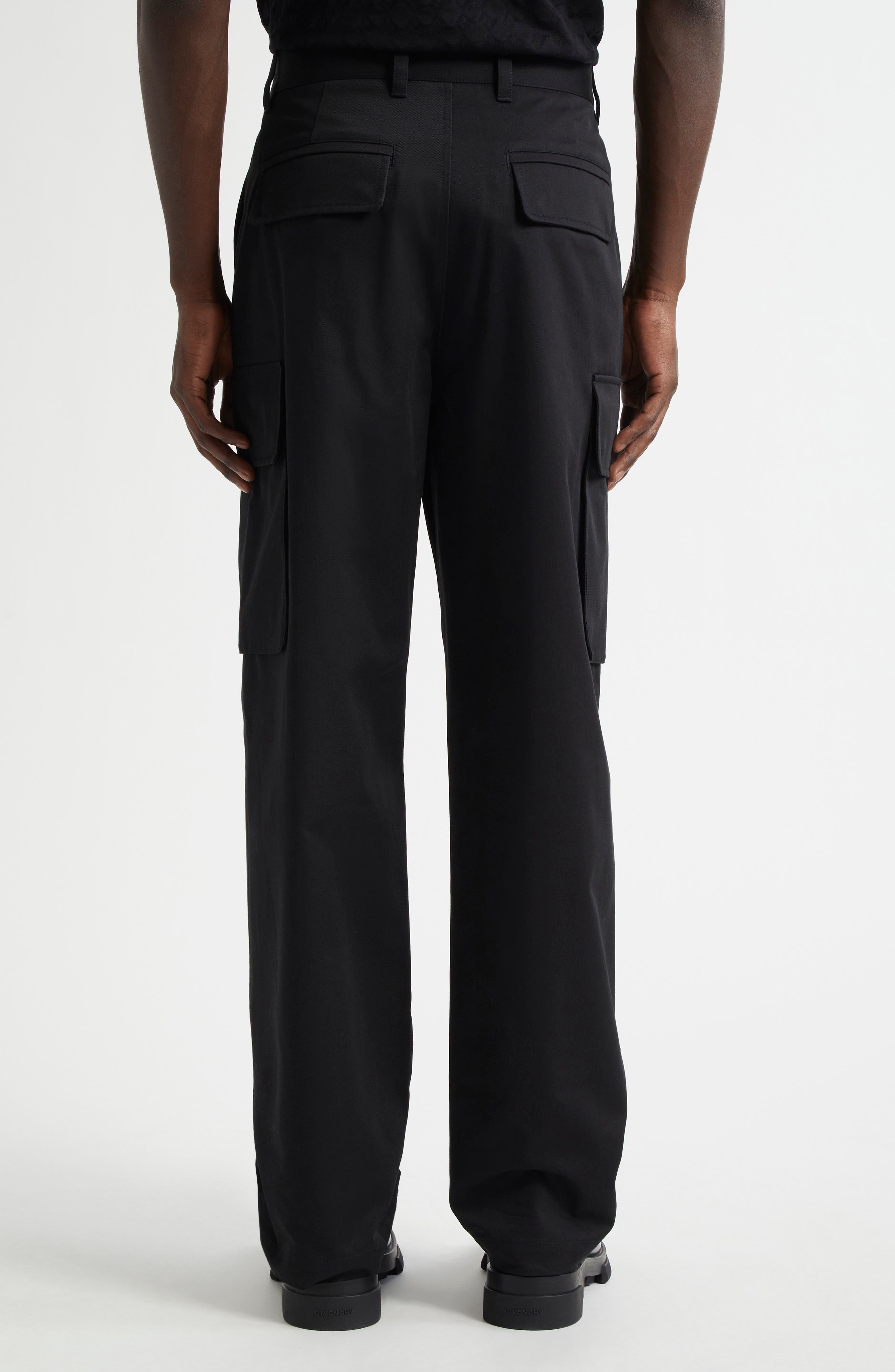Givenchy Cotton Cargo Pants in Black at Nordstrom - 2