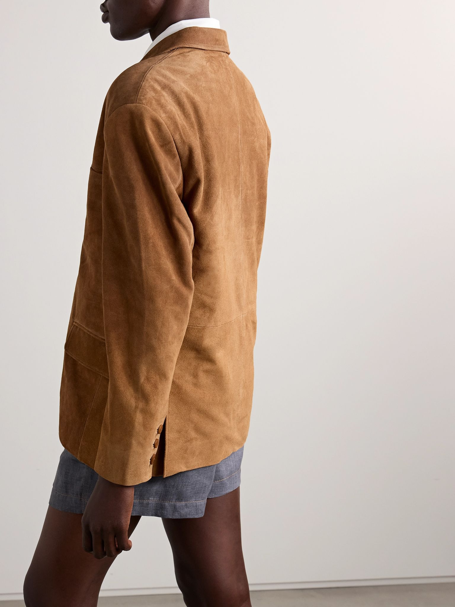 Corrine suede jacket Tan - 4