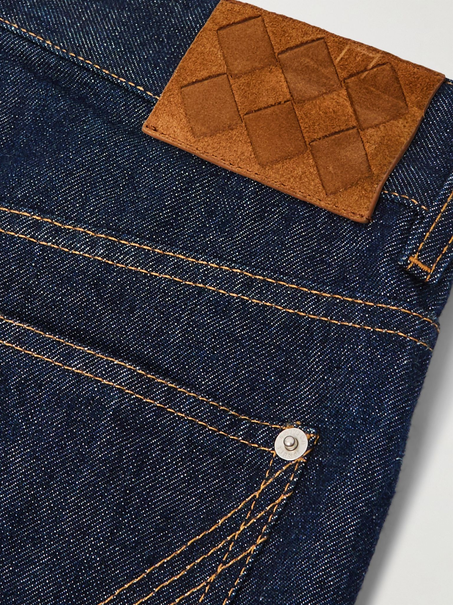 High-rise straight-leg jeans Dark denim - 5