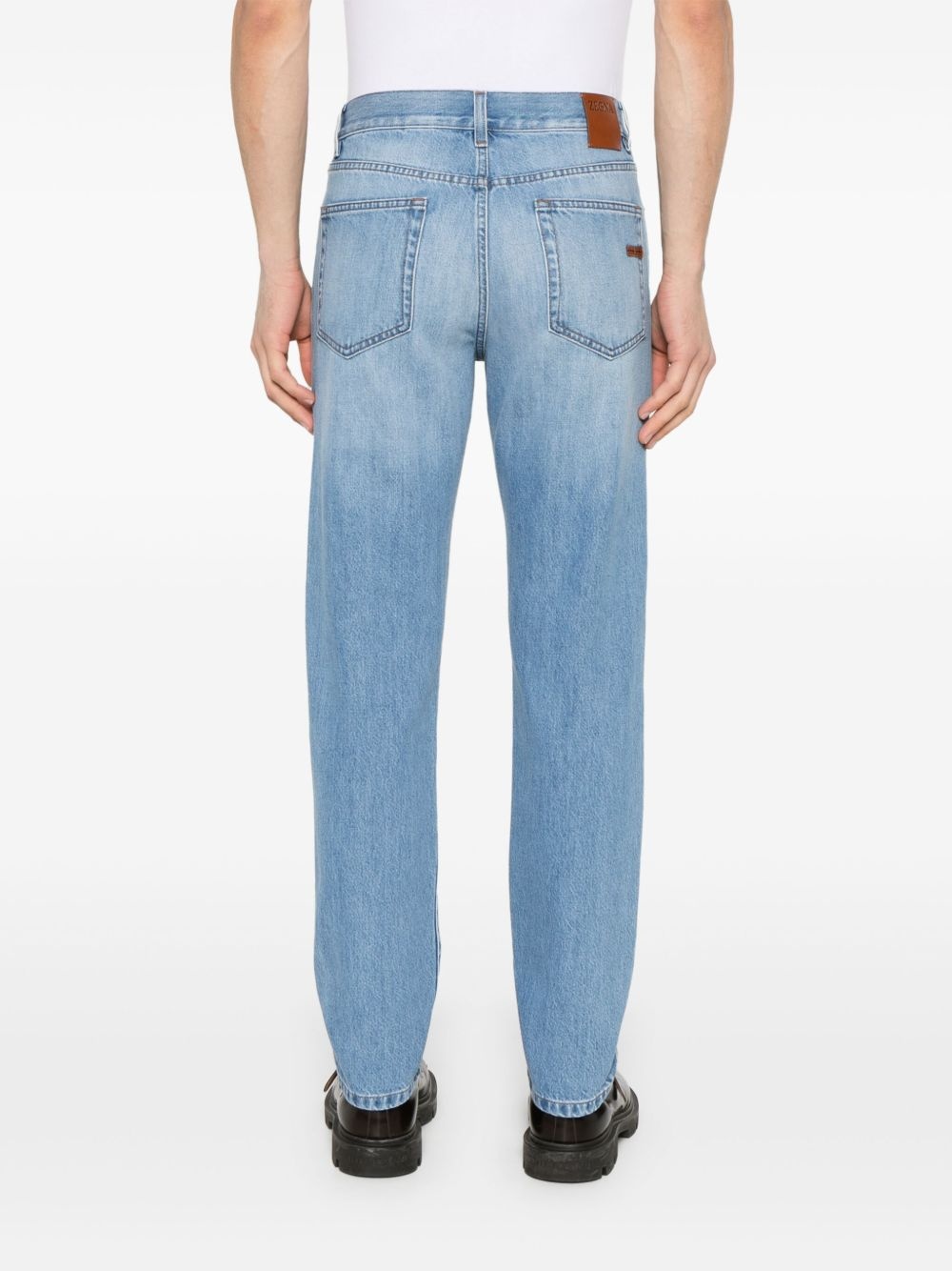 logo-patch jeans - 4