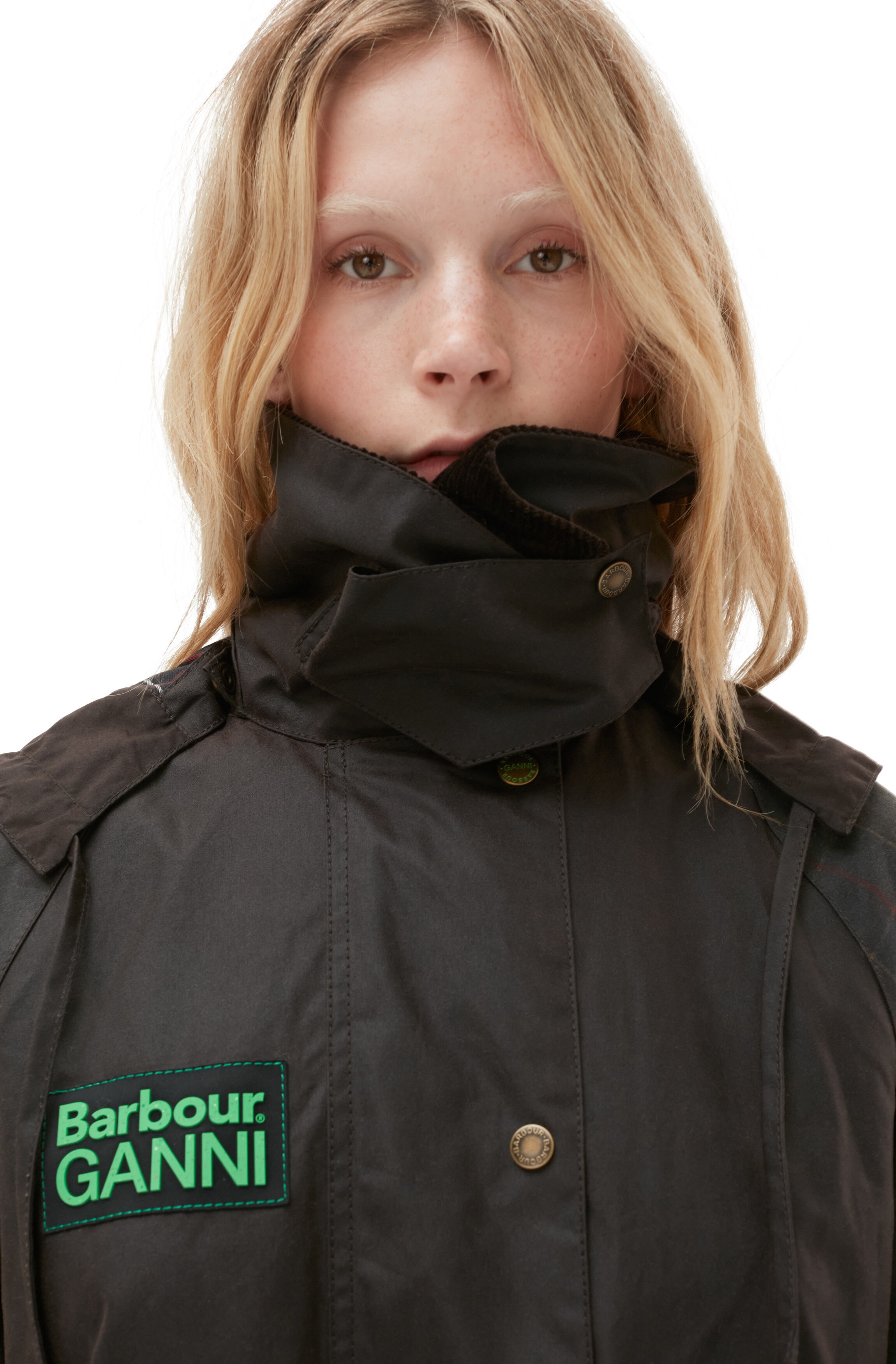 GANNI X BARBOUR BURGHLEY COAT - 6