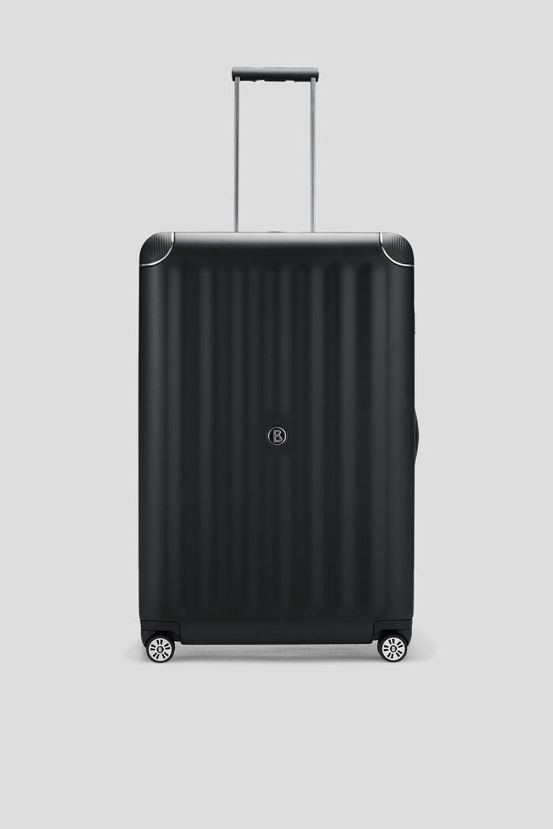 Piz Deluxe large hard shell suitcase in Black 1