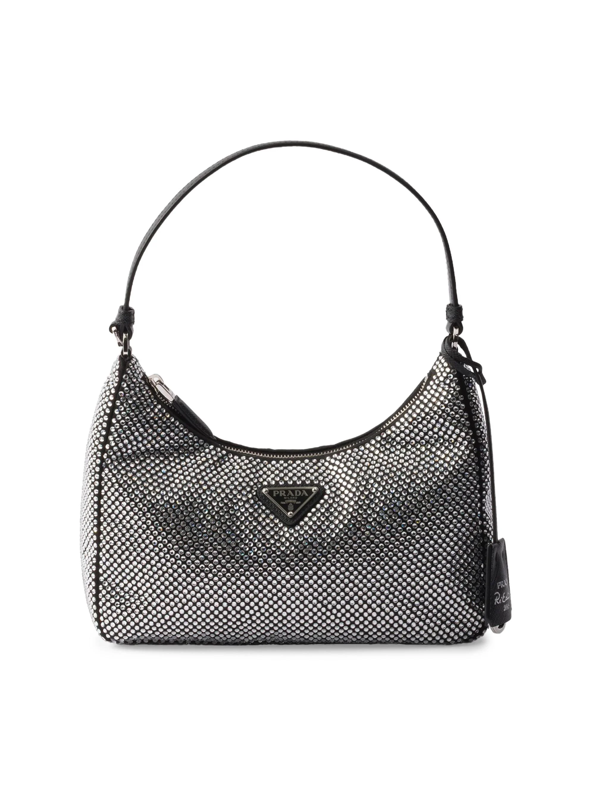Women's Re-Edition 2005 Crystal-Studded Satin Mini-Bag - Assorted - 1