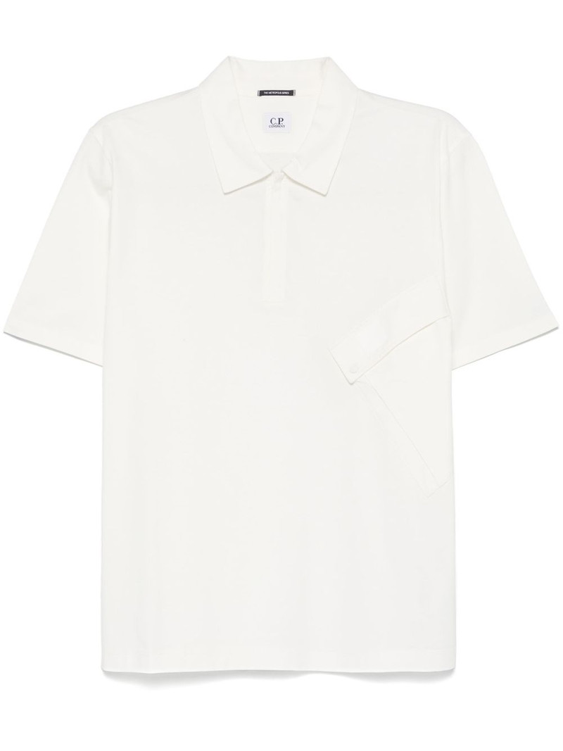 logo-appliqué polo shirt 1