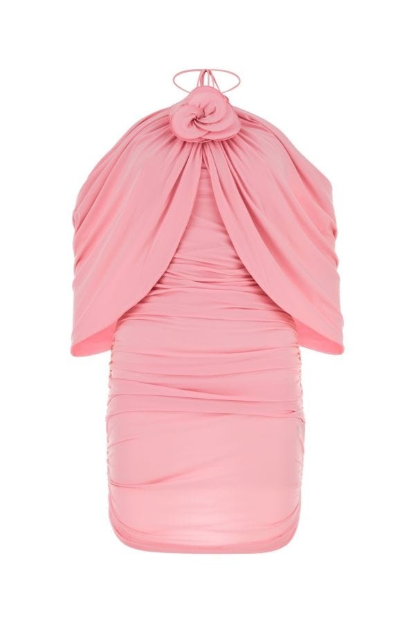 MAGDA BUTRYM Magda Butrym Woman Pink Jersey Mini Dress