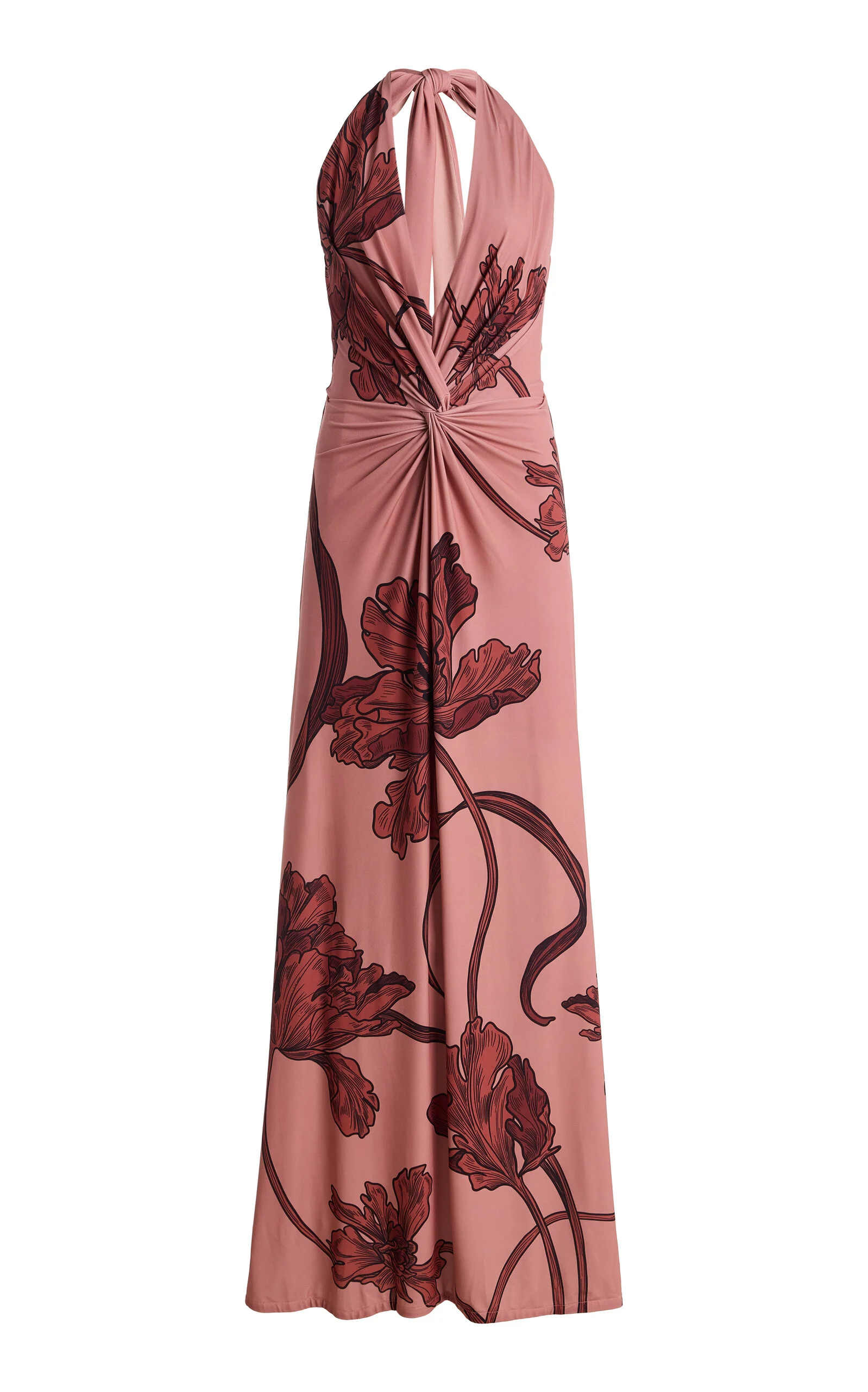 Exclusive Pura Maxi Halter Dress pink - 1